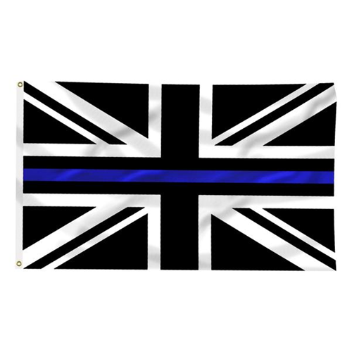 Thin Blue Line Thin Blue Line UK Flag, 3 x 5 Ft