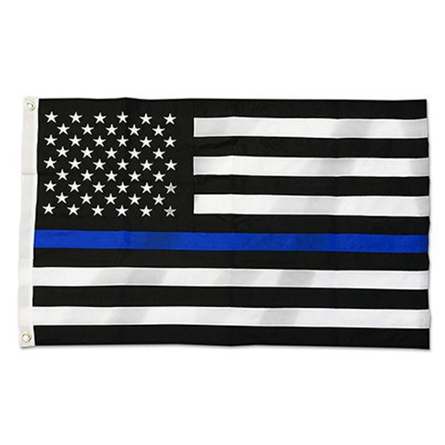 Thin Red Line Flag, Sewn, 3 x 5 Ft