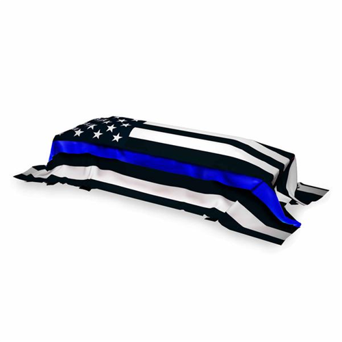 Thin Blue Line Durasleek Thin Blue Line American Flag, Sewn & Embroidered