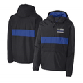 Thin Blue Line 1/2 Zip Hooded - Thin Blue Line Embroidered