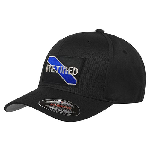 Thin Blue Line FlexFit Retired Hat
