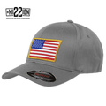 Thin Blue Line FlexFit Hat - American Flag