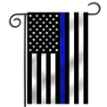 Thin Blue Line Thin Blue Line American Garden Flag, 12.5 x 18 Inches