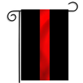 Thin Blue Line Thin Red Line Garden Flag, 12.5 x 18 Inches