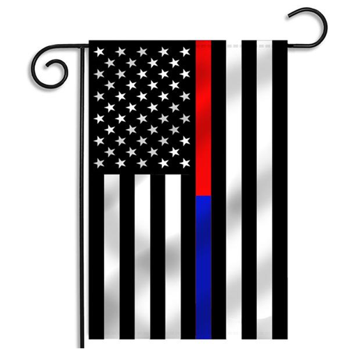 Thin Blue Line Garden Flag, 12.5 x 18 Inches