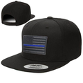 Thin Blue Line Snapback - Subdued Thin Blue Line American Flag