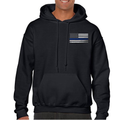 Thin Blue Line Hoodie - Thin Blue Line American Flag