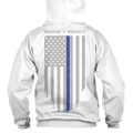Thin Blue Line Hoodie - Honor/Respect, Thin Blue Line Flag