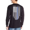 Thin Blue Line Long Sleeve - Honor Respect, Thin Blue Line