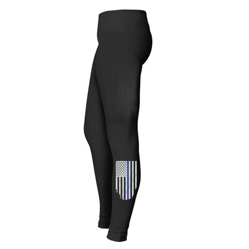 Thin Blue Line Flag Leggings