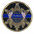 Thin Blue Line Thin Blue Line Deputy Sheriff St. Michael's Coin