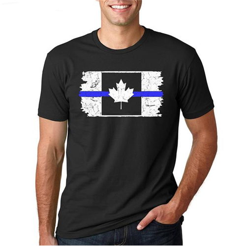 Thin Blue Line T-Shirt - Canada Thin Blue Line