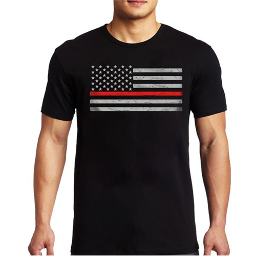 Thin Blue Line Men's - Short Sleeve Classic Thin Red Line