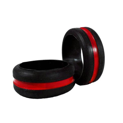 Thin Blue Line Silicone Ring - Men's Thin Red Line