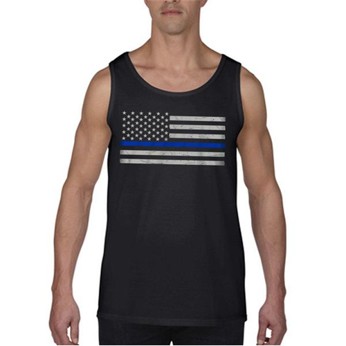 Thin Blue Line MEN's - Tank Classic Thin BLUE Line