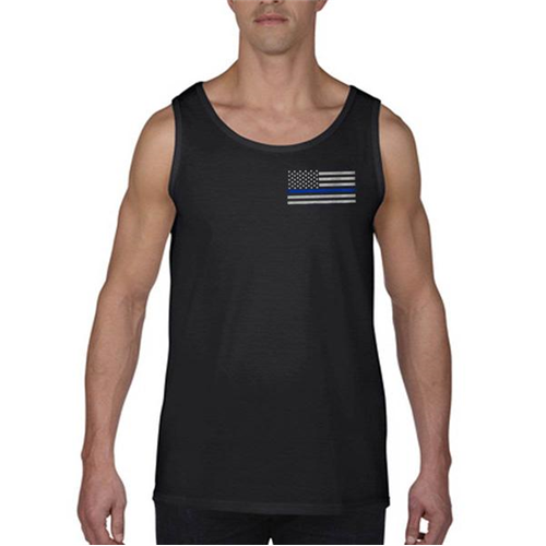 Thin Blue Line Tank - Thin Blue Line Flag