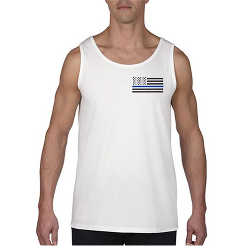 Thin Blue Line Tank - Thin Blue Line Flag