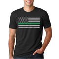 Thin Blue Line Men's - Short Sleeve Classic Thin Green Line