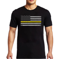 Thin Blue Line Men's - Short Sleeve Classic Thin Gold Line