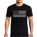 Thin Blue Line Men's - Short Sleeve Classic Thin Silver Line