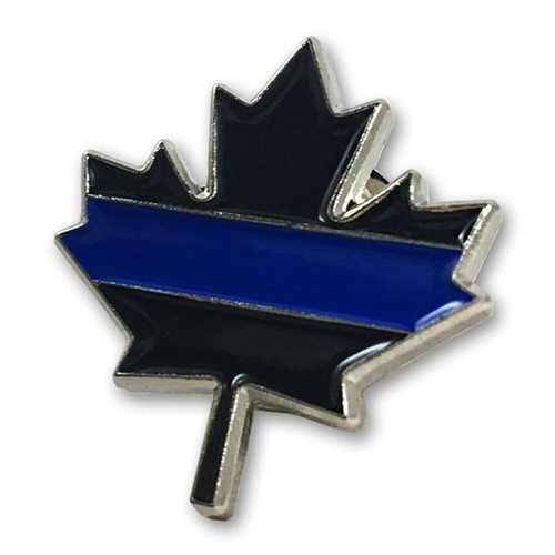 Thin Blue Line Canadian Flag Pin - Thin Blue Line