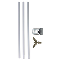 Thin Blue Line Residential Flagpole Set, 6 Ft. Steel