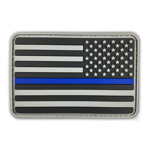 Thin Blue Line Reverse - Thin Blue Line PVC Patch