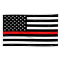 Thin Blue Line Thin Red Line American Flag with Grommets, 3 x 5 Ft
