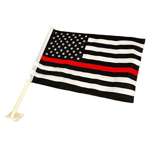 Thin Blue Line Car Flag