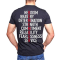 Thin Blue Line Shirt - Remember, Thin Red Line
