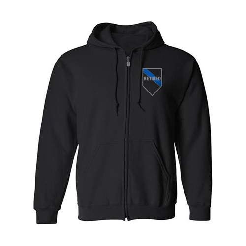 Thin Blue Line Full Zip - Retired Thin Blue Line - Unisex