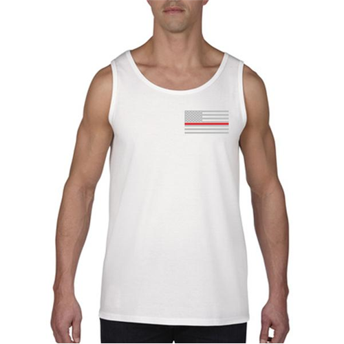 Thin Blue Line Tank - Thin Red Line American Flag