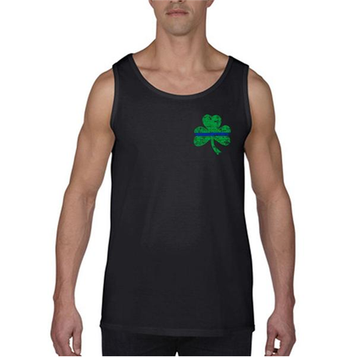 Thin Blue Line Thin Blue Line Tank, Small Shamrock