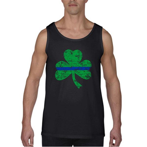 Thin Blue Line Thin Blue Line Tank, Shamrock