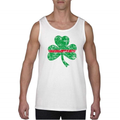 Thin Blue Line Thin Red Line Tank, Shamrock