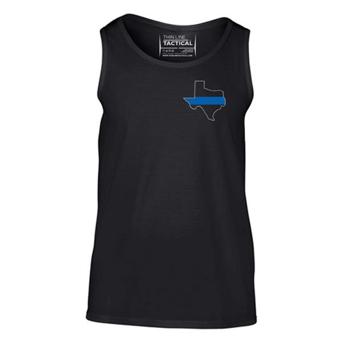 Thin Blue Line Tank - Texas Thin Blue Line