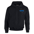 Thin Blue Line Hoodie - Texas Thin Blue Line