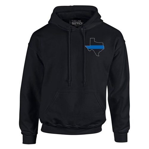 Thin Blue Line Hoodie - Texas Thin Blue Line