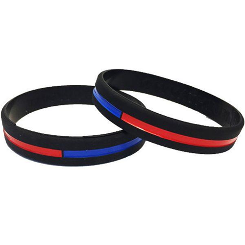 Thin Blue Line Dual Bracelet