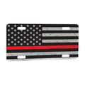 Thin Blue Line License Plate - Thin Red Line American Flag