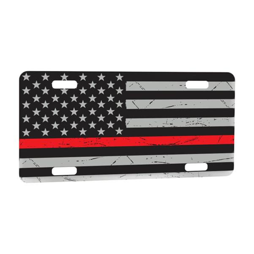 Thin Blue Line License Plate - Thin Red Line American Flag