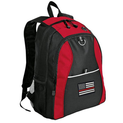 Thin Blue Line Thin Red Line Contrast Backpack Subdued