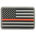 Thin Blue Line Morale Patch - Thin Red Line American