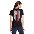 Thin Blue Line Women's T-Shirt - Honor/Respect Thin Red Line