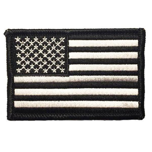 Retired - Thin Blue Line, 2 x 3 Inches, Velcro