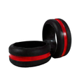 Thin Blue Line Silicone Ring - Women's Thin Red Line