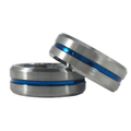 Thin Blue Line Women's Tungsten Ring
