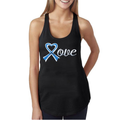 Thin Blue Line Women's Tank - LOVE