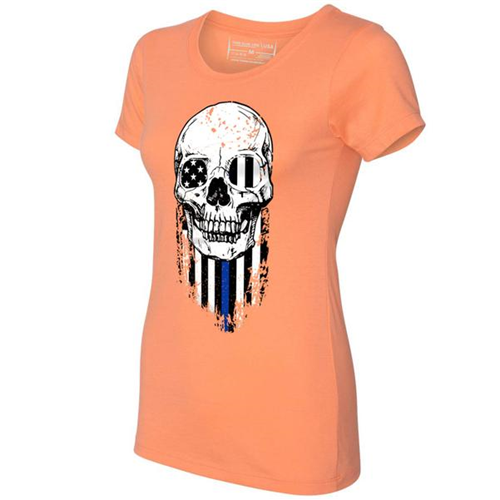 Thin Blue Line Women's Short Sleeve - Halloween Thin BLUE Line