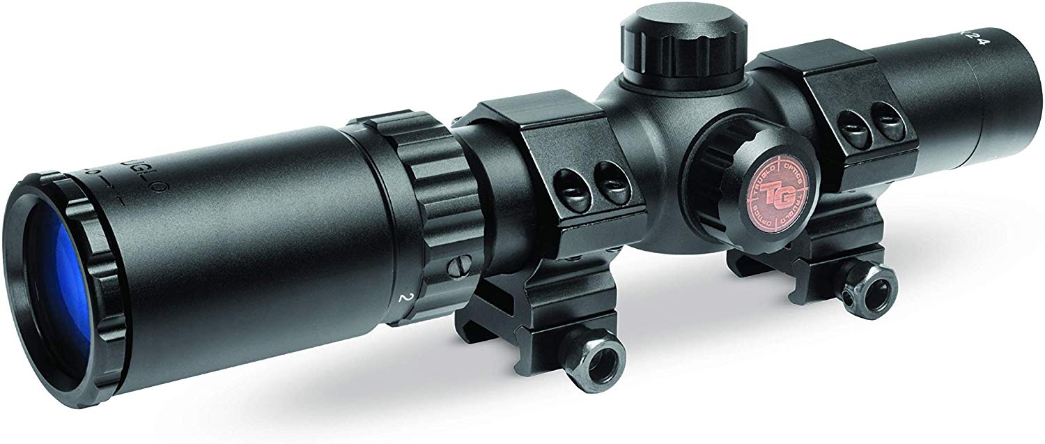 Truglo SCP TRKY 1-4X24 30MM CIR RINGS